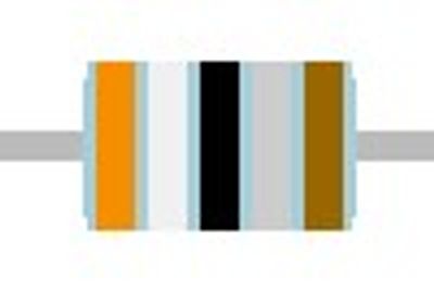 METAL FILM RESISTOR 0,6W: 3,9ohm