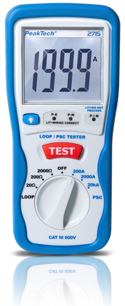 PeakTech 2715 LOOP/PSC TESTER