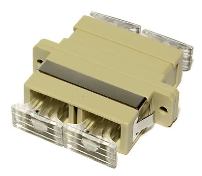 SC-ADAPTER, MM duplex, beige