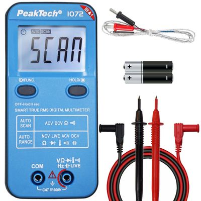 PeakTech 1072 SMART DMM 600V AC/DC