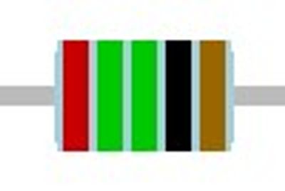 METAL FILM RESISTOR 0,6W: 255ohm
