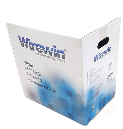 TWISTED PAIR CABLE CAT6 4x2 SHIELDED 305m box