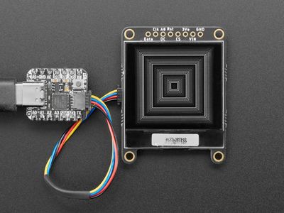 Adafruit Grayscale 1.5" 128x128 OLED DISPLAY STEMMA QT