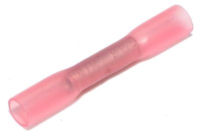 HEAT SHRINK INSULATED BUTT CONNECTOR RED 0,5-1,5mm2 HEAT SHRINK INSULATED BUTT CONNECTOR RED 0,5-1,5mm2