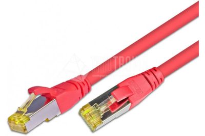 CAT6A PATCH CABLE SHIELDED S/FTP 20m red