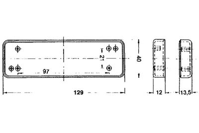 BLACK PLASTIC BOX 24x40x129mm
