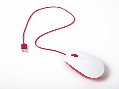 Raspberry Pi Mouse (red-white)