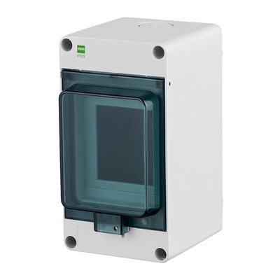 PLASTIC ENCLOSURE WITH TRANSPARENT DOOR IP65 135x74x97mm