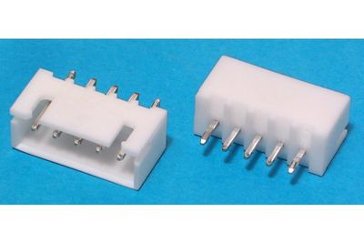 JST XH-CONNECTOR 5-POLE HEADER VERTICAL JST XH-CONNECTOR 5-POLE HEADER VERTICAL
