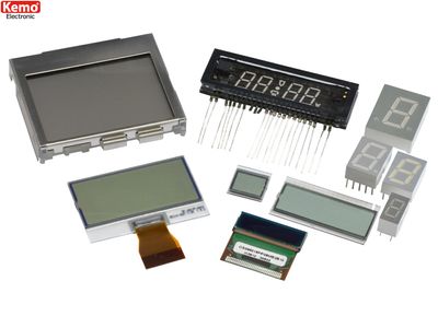 LED+LCD Displays, approx. 10 pieces, random assortment