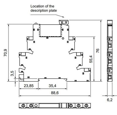 Relay interface module 6A 24V Relay interface module 6A 24V