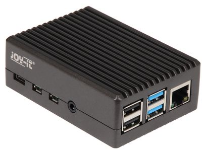 Joy-IT RASPBERRY PI 4B ALUMINIUM CASE MATT BLACK