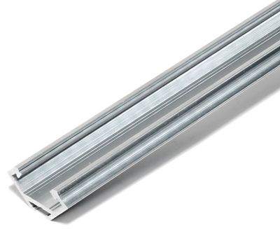 ALUMINIUM LED-STRIPE PROFILE CORNER SILVER 2m
