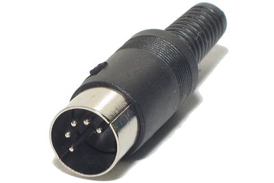 DIN CONNECTOR MALE 5-PIN 180° DIN CONNECTOR MALE 5-PIN 180°