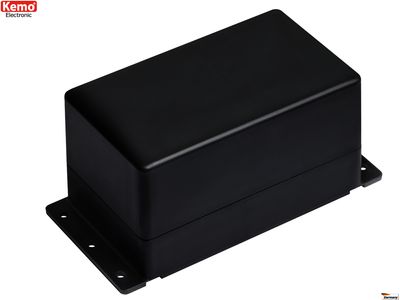 PLASTIC ENCLOSURE 122x72x66mm black