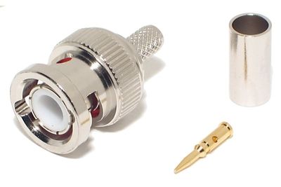 BNC CONNECTOR MALE CRIMP RG58 BNC CONNECTOR MALE CRIMP RG58