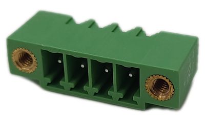 TERMINAL BLOCK 4x R3,50 male ST fixing insert