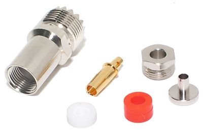 UHF CONNECTOR FEMALE SOLDERABLE RG58