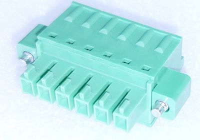 Pluggable TERMINAL BLOCK, R3.81 6X 1.5 mm², Push In, 8 A
