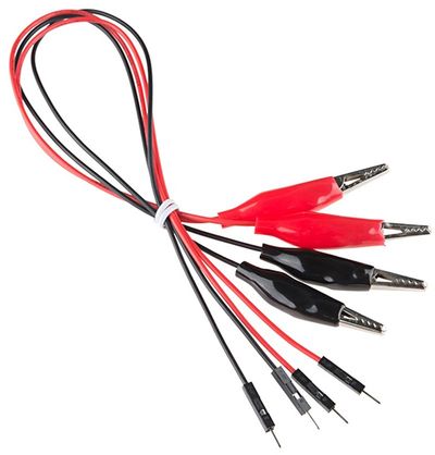 Alligator Clip with Pigtail 4 Pack