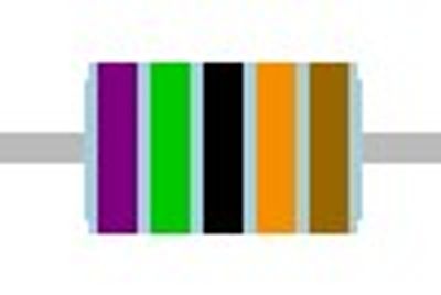 METAL FILM RESISTOR 0,6W: 750kohm