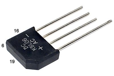 DIODE BRIDGE 4A 1000V DIODE BRIDGE 4A 1000V