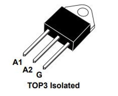 TRIAC 40A 800V 50/50mA TO3PI