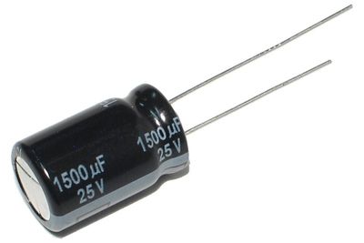 LOW ESR ELECTROLYTIC CAPACITOR 1500UF 25V 13x21mm LOW ESR ELECTROLYTIC CAPACITOR 1500UF 25V 13x21mm