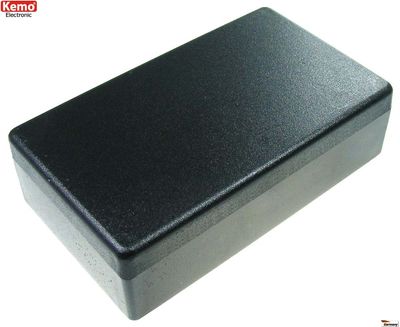 PLASTIC ENCLOSURE 120x70x35mm musta PLASTIC ENCLOSURE 120x70x35mm musta