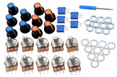 Plusivo Potentiometer Assortment Kit Plusivo Potentiometer Assortment Kit