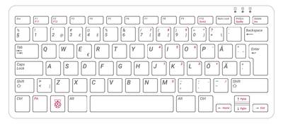 Raspberry Pi Keyboard SE (black-grey)
