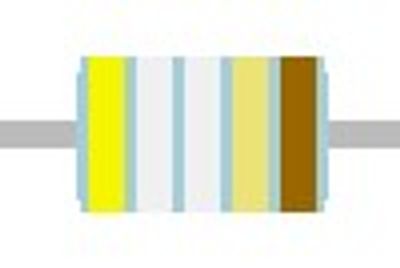 METAL FILM RESISTOR 0,6W: 49,9ohm