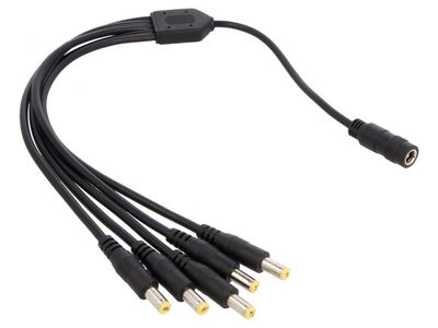 DC DIVIDER CABLE 1-TO-5 2,1mm