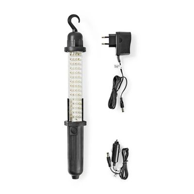 Work light, hooked magnetic black