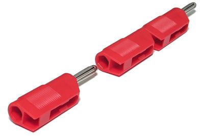 4mm 30A 60V BANANA MALE RED