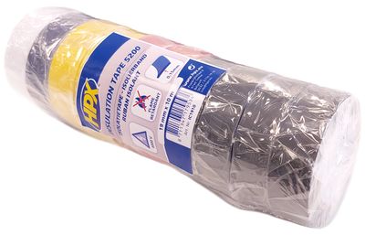 PVC PLASTIC TAPES MIX 10x 19mm 10m per roll