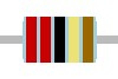 METAL FILM RESISTOR 0,6W: 22ohm