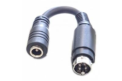 DC-connector adapter 2,1mm jack / Mini-DIN 4 PWR