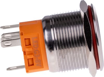 Joy-IT LATCHING PUSH BUTTON RED 3A