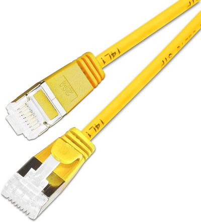 CAT6A 10G LIGHTPATCH U/FTP 0,1m yellow
