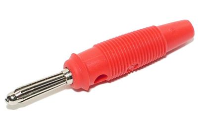 4mm BANANA MALE RED 4mm BANANA MALE RED