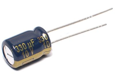 LOW ESR ELECTROLYTIC CAPACITOR 330UF 10V 8x11,5mm