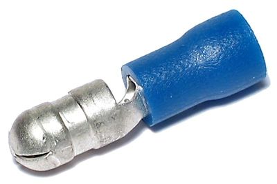 BULLET TERMINAL Ø5mm MALE BLUE BULLET TERMINAL Ø5mm MALE BLUE