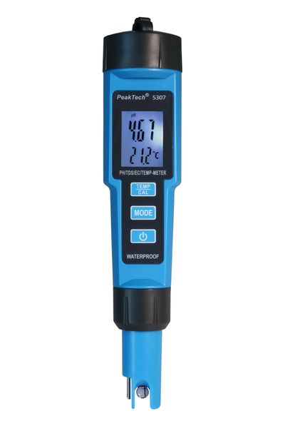 PeakTech 5307 PH/EC/TDS/TEMP METER FOR LIQUIDS