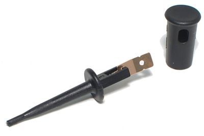 TEST CLIP PINCER SMALL BLACK