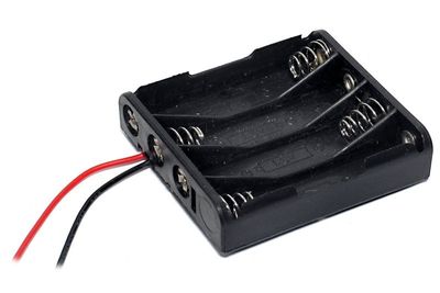 BATTERY HOLDER 4x AAA IN PARALLEL WITH WIRES BATTERY HOLDER 4x AAA IN PARALLEL WITH WIRES