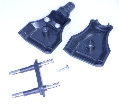 EURO MAINS PLUG BLACK