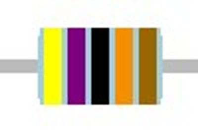 METAL FILM RESISTOR 0,6W: 470kohm