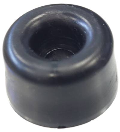 Plastic foot 22x13mm black Plastic foot 22x13mm black