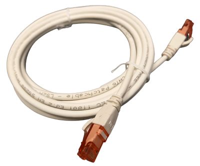 CAT6 PATCH CABLE U/UTP 3m white